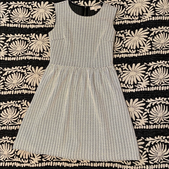 LOFT Chevron Jacquard Dress - Picture 3 of 7